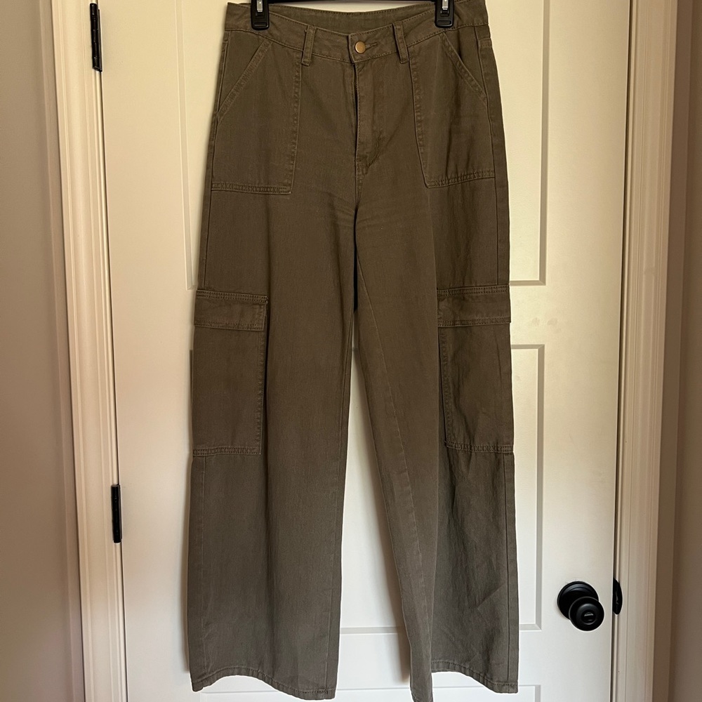 SHEIN Green Cargo Pants Size W32 L32